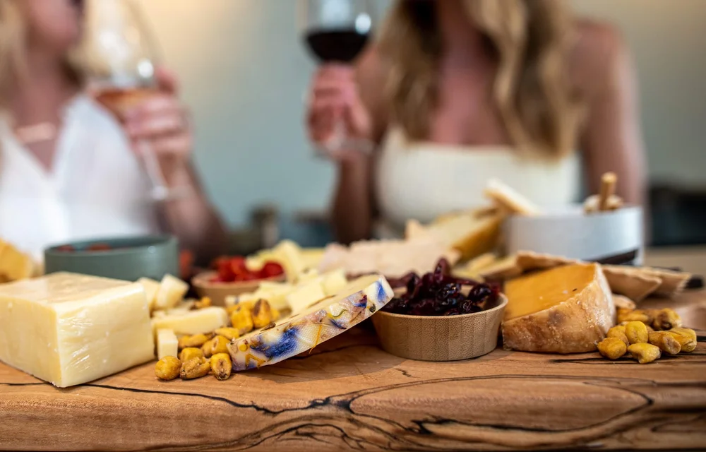 The cheese bar at Hill Valley Dairy